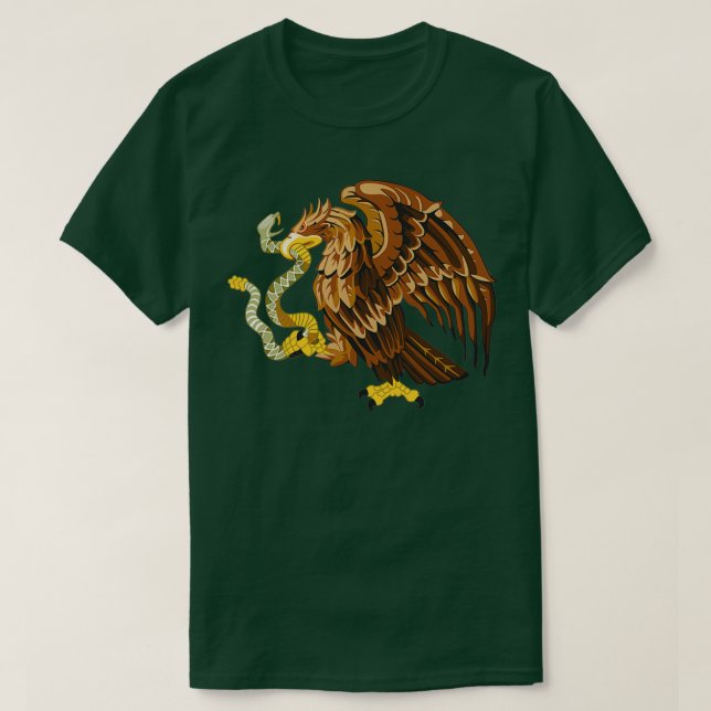 Camiseta Águia Cobra Comendo (Frente do Design)