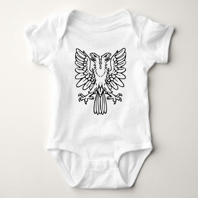 Camiseta Águia com duas cabeças - Preto (Frente)