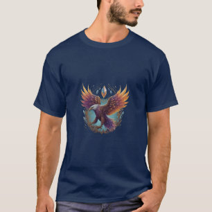 Camiseta Águia Cristal em Soar - Símbolo de Transformação