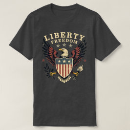 Camiseta Águia da Liberdade Americana Vintage