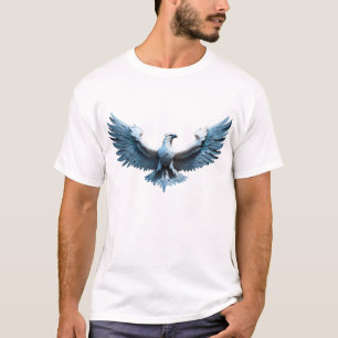 Camiseta Águia da Liberdade em Crise - Camisa-T majestosa d