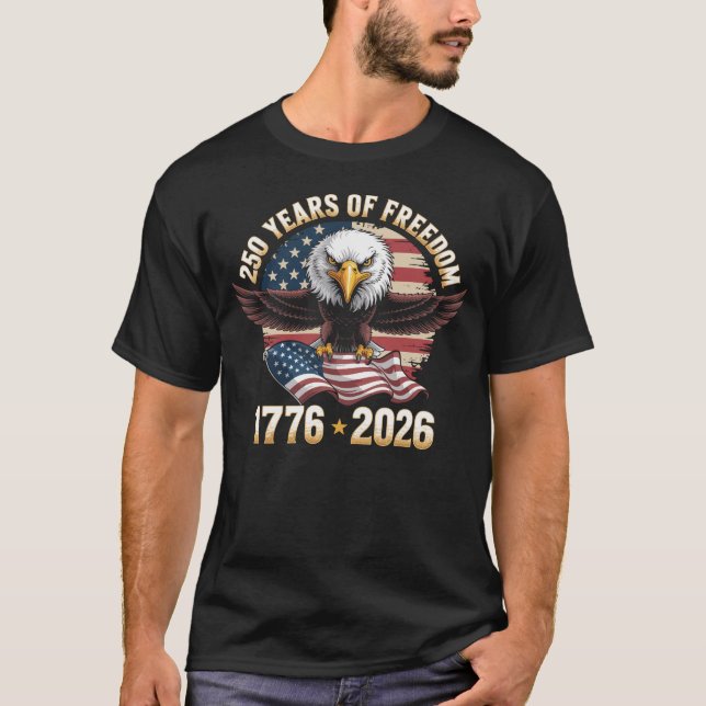 Camiseta Águia de 250 Anos de Liberdade (Frente)