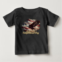 Águia de 4 de Julho com Bandeira Americana