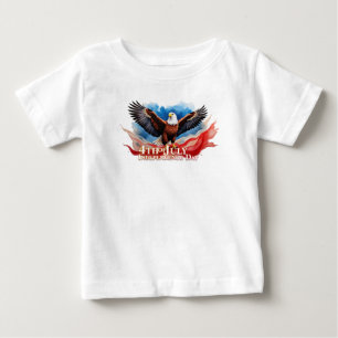 Camiseta Águia de 4 de Julho – Design de Arte Patriótico