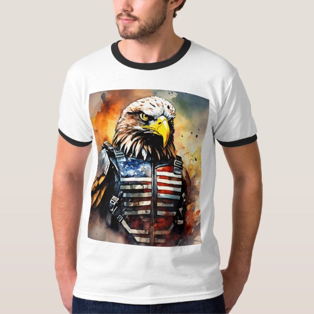 Camiseta Águia de Aço: Guardião do Terminador (Frente)