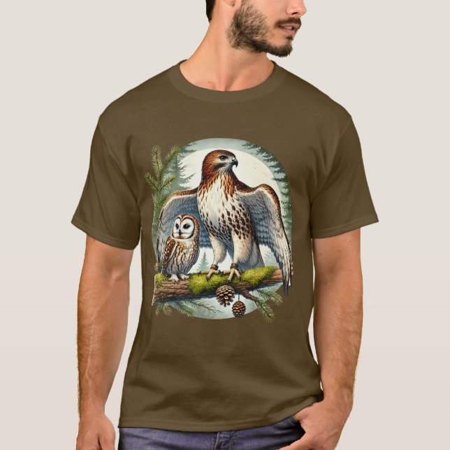 Camiseta Águia-de-coroa-coroa-legal (Frente)