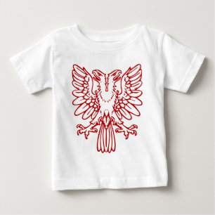Camiseta Águia de Duas Cabeças - Vermelho Rubi