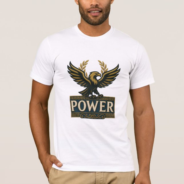 Camiseta águia de poder (Frente)