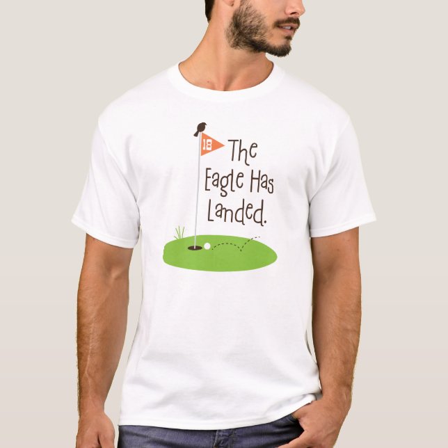 Camiseta Águia Desceu, Cena de Golfe (Frente)