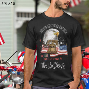 Camiseta Águia do 250º aniversário "Nós, o Povo" da US 250