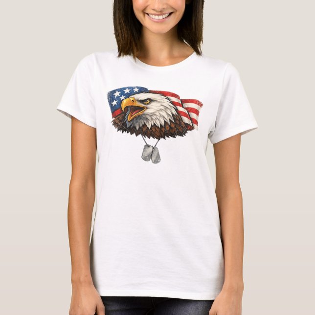 Camiseta Águia dos EUA (Frente)