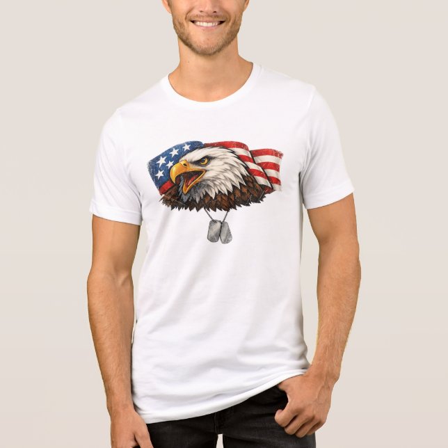 Camiseta Águia dos EUA (Frente)