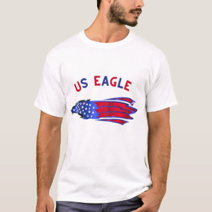 Camiseta Águia dos EUA Símbolo de Liberdade