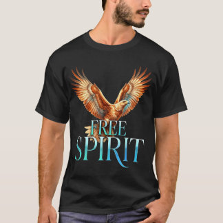Camiseta Águia Espírito Livre Roupas de Rua Vintage