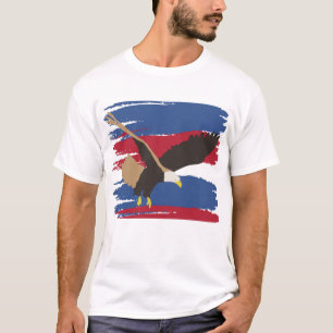 Camiseta Águia EUA Bandeira Americana Patriótica