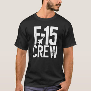 Camiseta Águia F 15 Tripulação E Equipe Fi De Combatente Si
