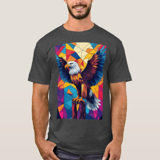 Camiseta Águia Geométrica Eagly engraçado