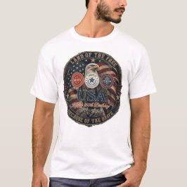 Camiseta Águia Gráfica da Liberdade dos 250 Anos de Nascime