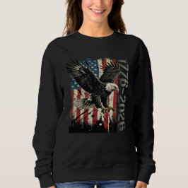Camiseta Águia Grunge Bandeira Americana 1776-2026