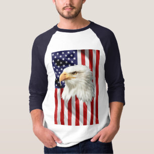 Camiseta Águia Legal Americana, A Bandeira dos EUA, Patri