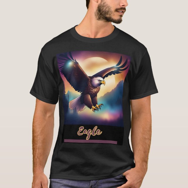 Camiseta Águia Majestosa - Soar à Liberdade (Frente)