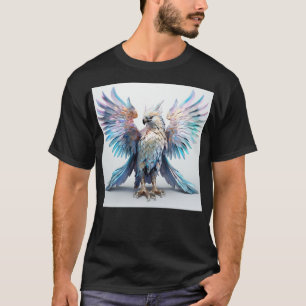 Camiseta Águia Metálica Iridescente