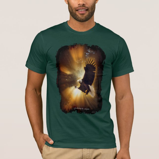 Camiseta Águia Mística e Raios de Fantasia Sunlight (Frente)
