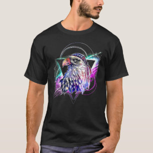 Camiseta Águia Mullet Galáxia Estética 4 de Julho