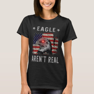 Camiseta Águia Não É Verdadeira Águia Retro Assistindo Espi