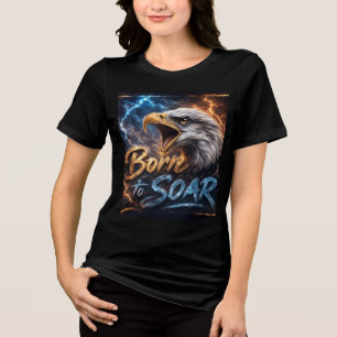 Camiseta Águia Nascida para Voar Liberdade Motiv