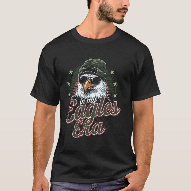 Camiseta Águia Pássaro da Liberdade Americano Presente EUA (Frente)
