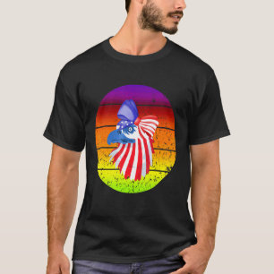 Camiseta Águia Patriótica 4 de julho