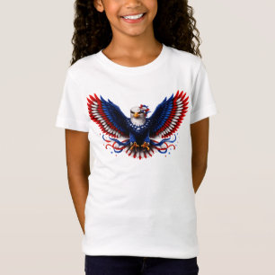 Camiseta Águia Patriótica das Asas da Liberdade – Ame Verme