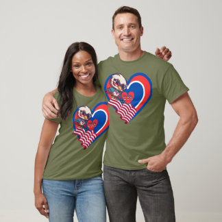 Camiseta águia patriótica EUA