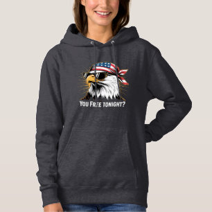 Camiseta Águia Patriótica legal com Óculos Solares
