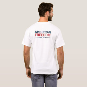 Camiseta Águia Patriótica Liberdade Americana 1976