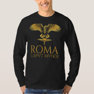 Camiseta Águia Romana Roma Caput Mundi Spqr Roma A