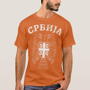 Camiseta Águia Sérvio Cirílico