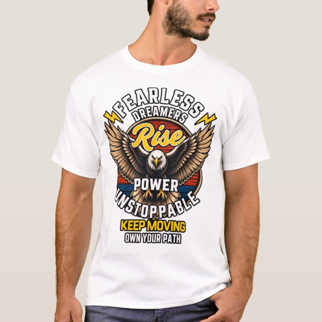 Camiseta Águia Sonhadores Sem Medo (Frente)