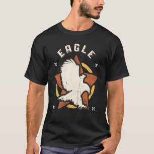 Camiseta Águia Vintage Retro Clássico Animal