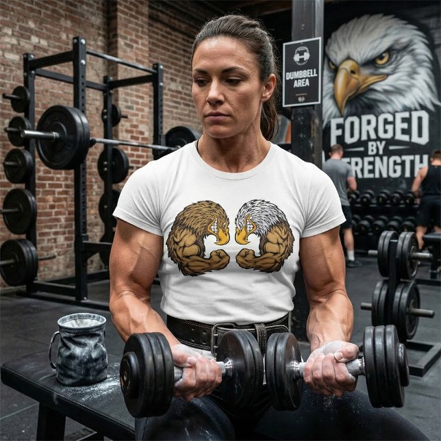 Camiseta Águias Com Músculos (Criador carregado)