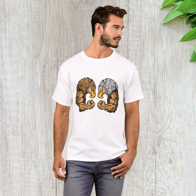 Camiseta Águias Com Músculos (Criador carregado)
