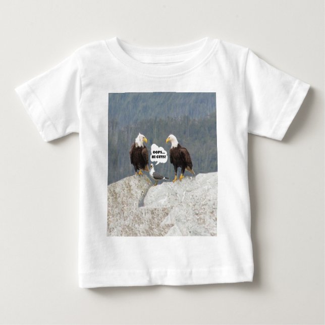 Camiseta Águias Engraçadas e Seagull (Frente)