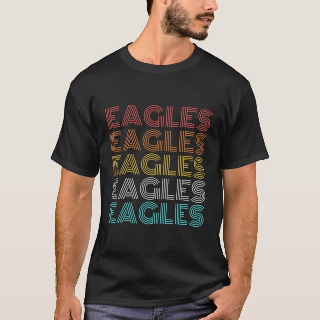 Camiseta Águias-Vintage Retro (Frente)