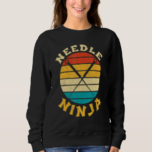 Camiseta Agulha de Acupuntura Ninja Retro Vintage Acupuntur