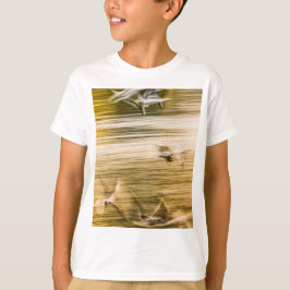 Camiseta Agulhas voadoras - abstrato