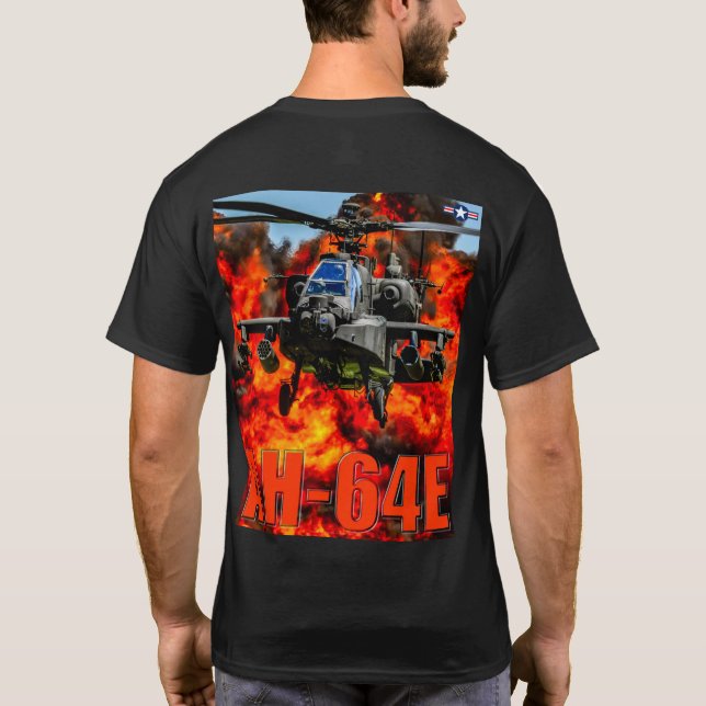 CAMISETA AH-64E APACHE GUARDIAN (Verso)