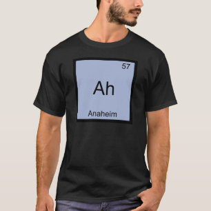 Camiseta Ah - Anaheim City Chemistry Element Symbol Tee
