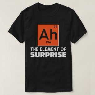 Camiseta Ah Elemento De Estudante Engraçado De Química Surp