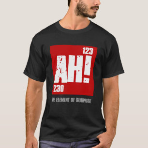 Camiseta AH ELEMENTO DO Nerd SURPREENDENTE DE Elementos Per